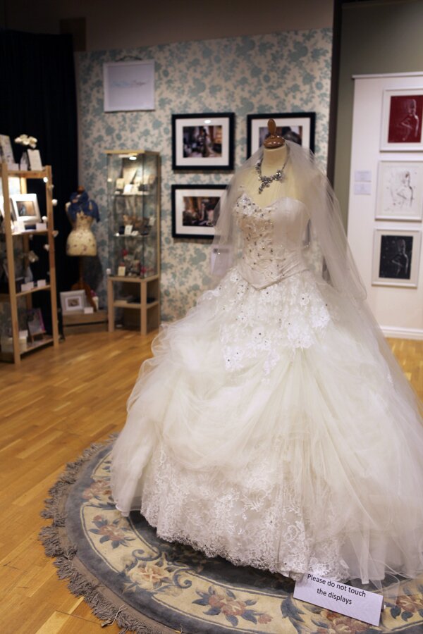 Angela Vickers wedding dress