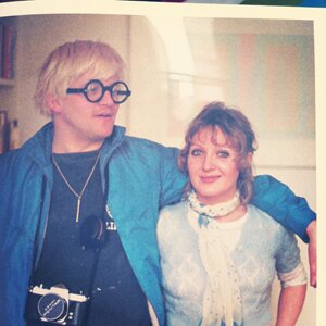 Celia Birtwell and David Hockney