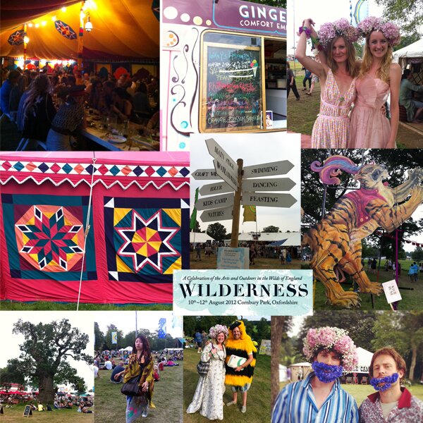 Wilderness festival photo montage