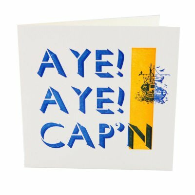 Preview image for Aye Aye Captain Greeting Card 