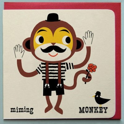 Preview image for Miming Monkey Card 